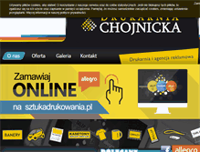 Tablet Screenshot of chojnicka.pl